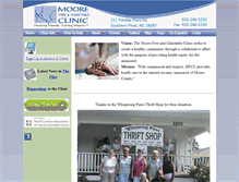 Tablet Screenshot of moorefreecare.org